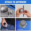 D3 Products Magnetic Liddle Speaker Silver, Bluetooth 5.1, 3W, 6hrs Battery, MagSafe Compatible, Wall Mount, Water Resistant, Best of CES 2022 Award view 3