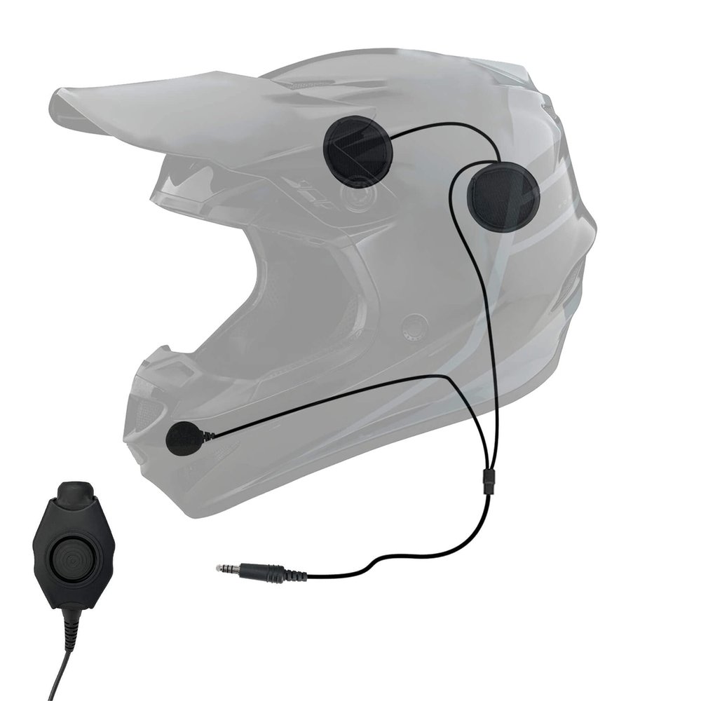 Tactical in-Helmet & Push to Talk Kit is Compatible with Motorola/Retevis/Ailunce: EX500/560/XLS, EX600/600/XLS, GL2000, GP328/338/PLUS, RT Series, HD1 & More