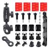 Sruim Motorcycle Accessory Bundle for Insta360 X5 X4 X3 X2 X ACE Pro ONE R RS GO 2 3, Go pro Hero 13, Max, Fusion, DJI OSMO Action 2 3 4 5 Pro Camera view 1