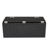 Volowoo Aluminum Pattern Toolbox, Hard Case,Aluminum Storage Box Framed Locking Storage Box Case Lock Box Hard Storage Case (Black,B, 42'') view 4