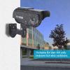 Solar Powered Dummy Camera High Simulation Outdoor CCTV Surveillance Fake Camera Simulation Monitor Camera for Security(Black) view 3