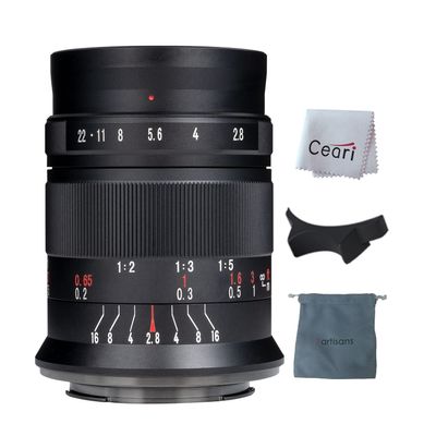 7artisans 60mm F2.8 II APS-C Macro Lens Manual Focus for M4/3 Mount Panasonic Olympus Cameras