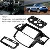 Aramox Stereo Fascia Trim, 2DIN Car Stereo Radio Fascia Black Audio Panel Bezel Replacement for Hilux 20042008 view 2