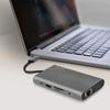 LogiLink Notebook Dock/Port Replicator Wired USB 3.2 Gen 1 (3.1 Gen, W128290116 (Wired USB 3.2 Gen 1 (3.1 Gen 1) Type-C Silver) view 2