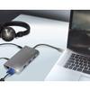 LogiLink Notebook Dock/Port Replicator Wired USB 3.2 Gen 1 (3.1 Gen, W128290116 (Wired USB 3.2 Gen 1 (3.1 Gen 1) Type-C Silver) view 3