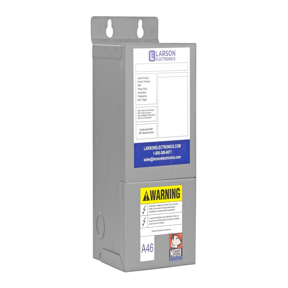 1-Phase Buck/Boost Step-Up Transformer - 208V Primary - 229V Secondary -31.2, 41.7 or 62.5 Amps -50/60Hz