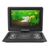 Trexonic 12.5 Inch Portable TV+DVD Player with Color TFT LED Screen and USB/HD/AV Inputs,Black view 2