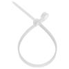 12 Inch Nylon White Mount Head Cable Tie,120 Lbs Tensile, 100-Pack view 2