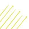4-Inch Nylon Cable Ties, Yellow, 18 lbs, 100 Pack view 1
