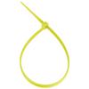 4-Inch Nylon Cable Ties, Yellow, 18 lbs, 100 Pack view 2