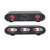 2-Way RCA Stereo Audio Switch Input Signal Source Switcher Selector Splitter Box2 in 1 Out / 1 in 2 Out-RC21 view 1