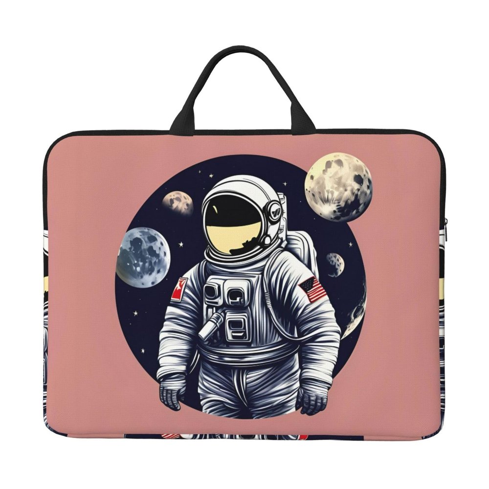Astronaut On The Moon 1 Print Stylish and Water-Resistant 14 Inch Computer Bag Laptop Carry Bag Work and Travel
