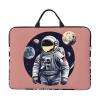 Astronaut On The Moon 1 Print Stylish and Water-Resistant 14 Inch Computer Bag Laptop Carry Bag Work and Travel view 1