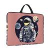Astronaut On The Moon 1 Print Stylish and Water-Resistant 14 Inch Computer Bag Laptop Carry Bag Work and Travel view 2