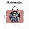 Astronaut On The Moon 1 Print Stylish and Water-Resistant 14 Inch Computer Bag Laptop Carry Bag Work and Travel view 4