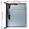 KRI 1U rackmount case, D-118U3, 9.84" deep, USB 3.0, NO PSU view 2