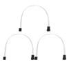 SOLUSTRE 3pcs Pwm Fan Power Extension Cable Hub Pin Motherboard Converter for Cooling Fans Accessory for Computer Cases Sturdy Design view 1