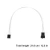 SOLUSTRE 3pcs Pwm Fan Power Extension Cable Hub Pin Motherboard Converter for Cooling Fans Accessory for Computer Cases Sturdy Design view 2