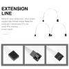 SOLUSTRE 3pcs Pwm Fan Power Extension Cable Hub Pin Motherboard Converter for Cooling Fans Accessory for Computer Cases Sturdy Design view 4