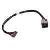 AC DC in Power Jack Cable Charging Port Harness Socket Plug Connector Replacement for HP EliteBook 8560W W156 8570W D3H16UT C6Y87UT 350713N00-600-G view 1