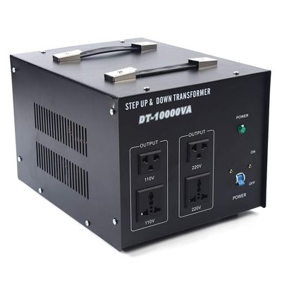 10000W Voltage Converter Transformer Step Up/Down 110V/220V Heavy Duty Voltage Converter USB Transformer Power Converter with 2 US Outlets, 2 Universal Outlets, Circuit Breaker