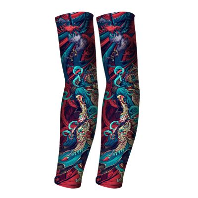 Aresvns Premium Tattoo sleeves for men, Cooling Arm Sleeves for Men and Women UV Sun Protection Arm Sleeves Christmas Gift