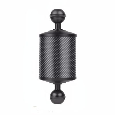 BGNing Upgrade 60mm Carbon Fiber Float Buoyancy Aquatic Arm 5" 8" 10" 12 inch Dual Ball Floating Arms for Camera Tray Diving (12inch Black)