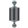 BGNing Upgrade 60mm Carbon Fiber Float Buoyancy Aquatic Arm 5" 8" 10" 12 inch Dual Ball Floating Arms for Camera Tray Diving (12inch Grey)