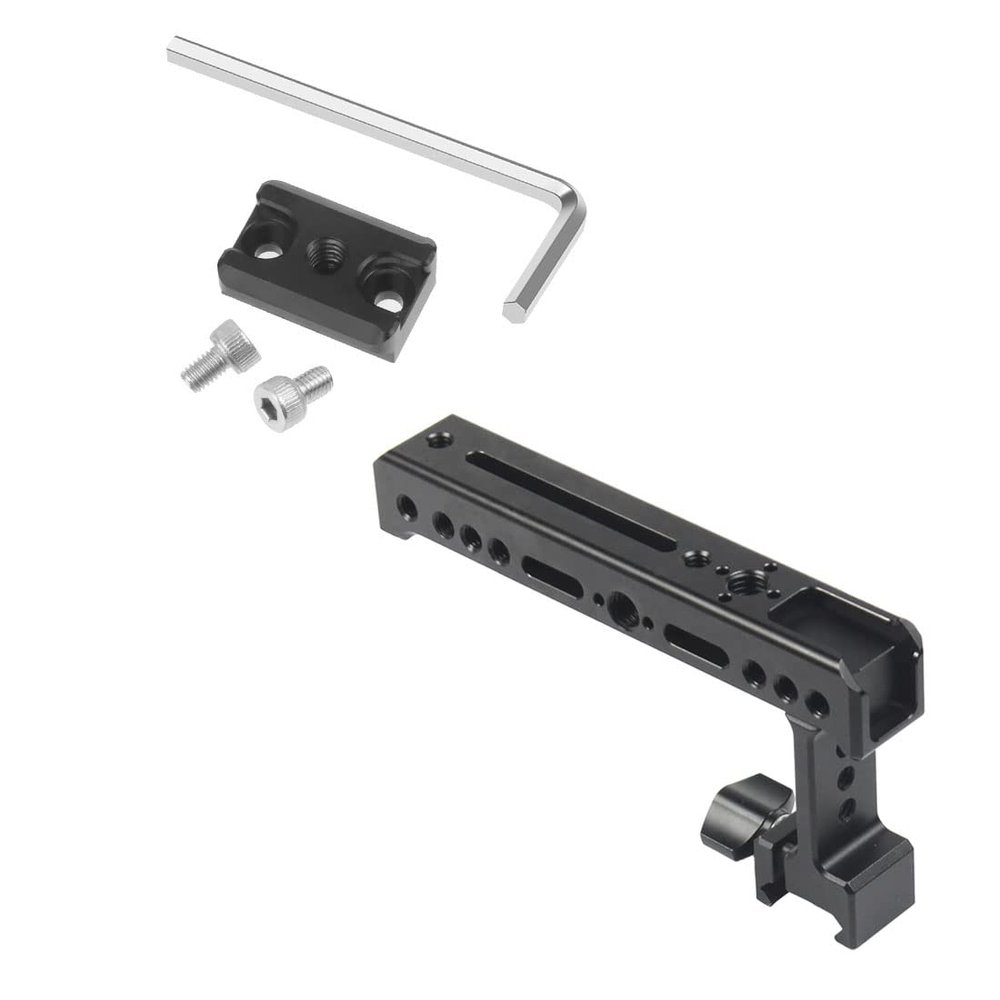 BGNing Stabilizer Side Handle Grip Handlebar Extend NATO Rail Clamp Mic Lights Stand Cold Shoe Mount Compatible with Ronin S SC Gimbal Handgrip (Kit B for Ronin SC)