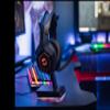 Speedlink EXCELLO Illuminated Headset Stand  7.1 sound card, integrated USB hub, black view 3