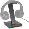 Speedlink EXCELLO Illuminated Headset Stand  7.1 sound card, integrated USB hub, black view 4