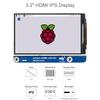 3.2inch HDMI IPS LCD Display (H) Fits Raspberry Pi/Jetson Nano/PC, 480800, No Touch Screen, Adjustable Brightness view 4