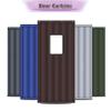 HORV Thermal Insulated Doorway Curtain Soundproof Blanket Garage Curtains Noise Cancelling Privacy Protection Windproof for Bedroom Kitchen Basement Glass Door (Size : W85cm*H220cm/33.5 * 86.5in) view 2
