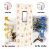 HORV Thermal Insulated Doorway Curtain Soundproof Blanket Garage Curtains Noise Cancelling Privacy Protection Windproof for Bedroom Kitchen Basement Glass Door (Size : W85cm*H220cm/33.5 * 86.5in) view 3