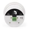 Pure Resonance Audio 3 Inch 70 Volt Ceiling Speaker Bundle with 100W Stainless Steel Volume Control and Installation Wire - Contractor Pack (4 Speakers) view 3