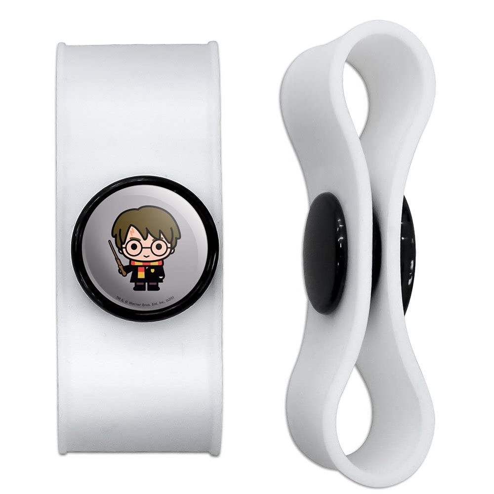 GRAPHICS & MORE Harry Potter Cute Chibi Character Headphone Earbud Cord Wrap - Charging Cable Manager - Wire Organizer Set of 2