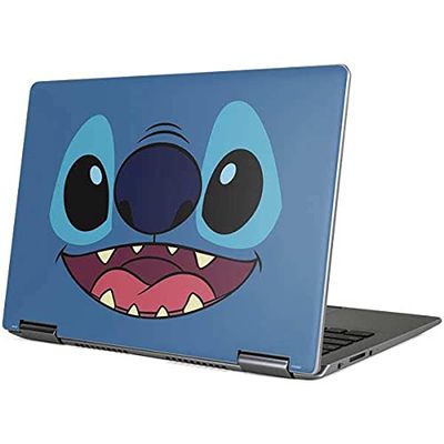 Skinit Decal Laptop Skin Compatible with Yoga 710 14in - Officially Licensed Disney Lilo and Stitch Close Design