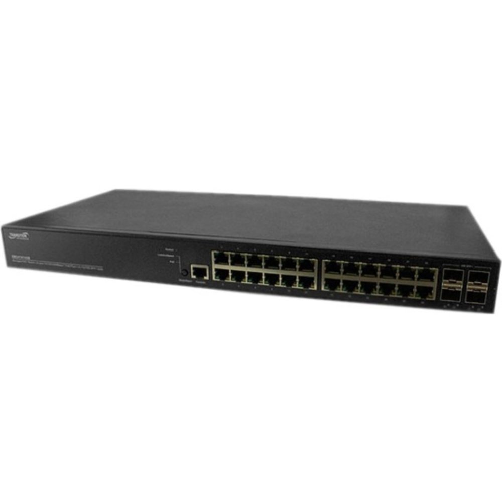 Transition Networks SM24TAT4XB-NA 24port Gigabit Poe+ With Perp 4 1g/10g Sfp+ 370watt
