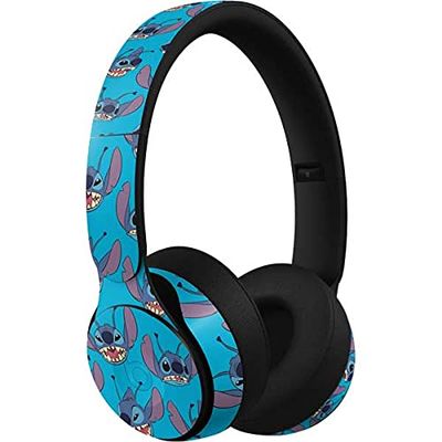 Skinit Decal Audio Skin Compatible with Beats Solo Pro - Officially Licensed Disney Lilo and Stitch Face Expression Pattern Design