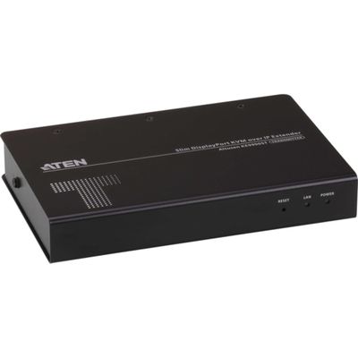 Aten Slim DisplayPort Single Display KVM Over IP Transmitter - 1 Computer(s) - 1920 x 1200 Maximum Video Resolution - 1 x Network (RJ-45) - 1 x USB - DisplayPort
