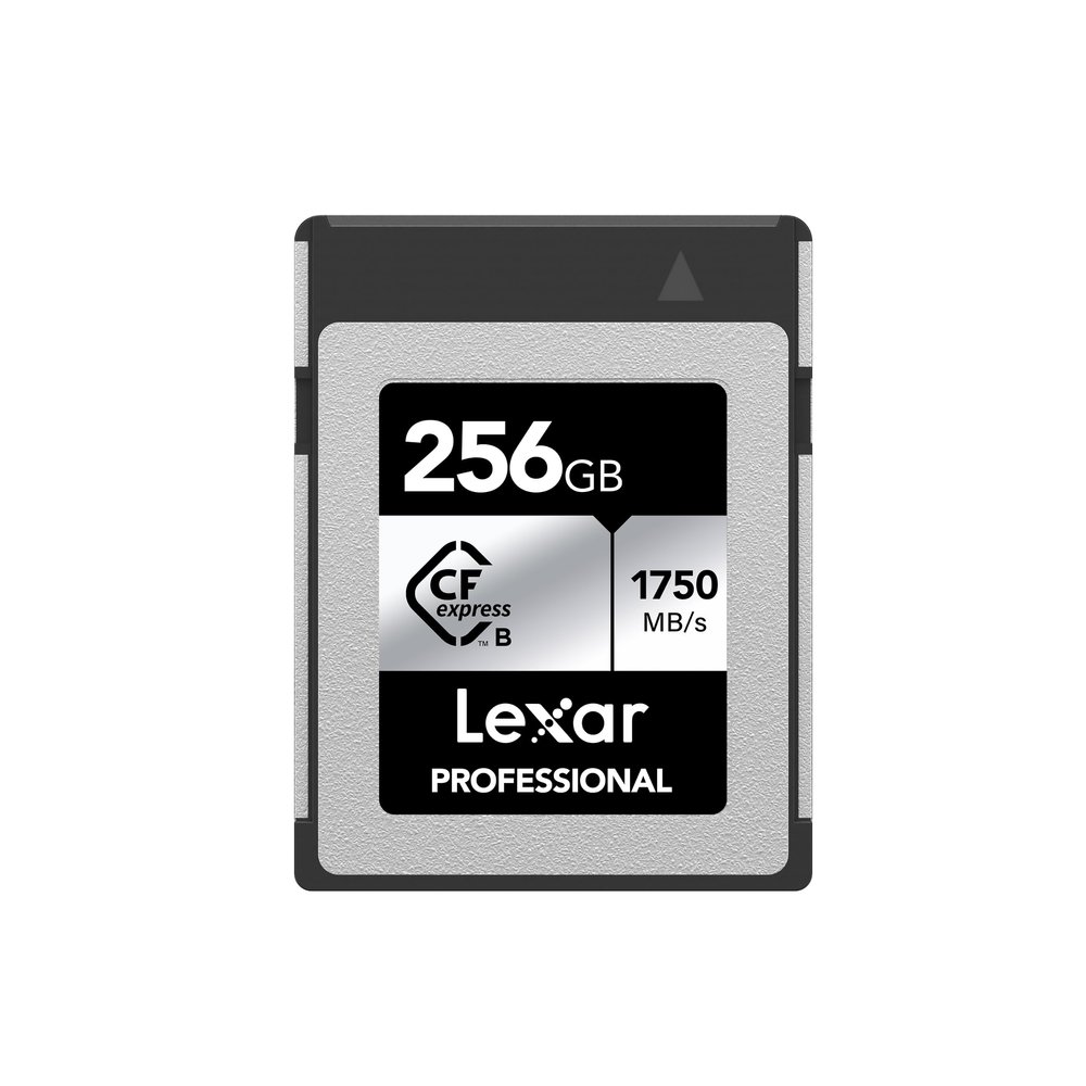 Lexar 256GB Professional CFexpress Type B Silver Series Memory Card, for Photographers, Videographers, Up to 1750/1300 MB/s, 8K Video (LCXEXSL256G-RNENG)