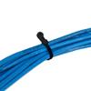 12 Inch Nylon Black Mount Head Cable Tie,50 Lbs Tensile, 100-Pack view 3