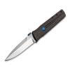 BKER PLUS IcePick Folding EDC Pocket Knife, Carbon Fiber Scales, Anodized Hardware, VG-10 Blade, Designed by Chuck Gedraitis view 1