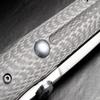 BKER PLUS IcePick Folding EDC Pocket Knife, Carbon Fiber Scales, Anodized Hardware, VG-10 Blade, Designed by Chuck Gedraitis view 3