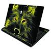 Skin Compatible with Alienware M15 R5 & M15 R6 (2021) - Neon Wolf | Protective, Durable, and Unique Vinyl Decal wrap Cover | Easy to Apply, Remove, and Change Styles | Made in The USA view 1