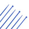 15-Inch Nylon Cable Ties, Blue, 40 lbs, 100 Pack view 1
