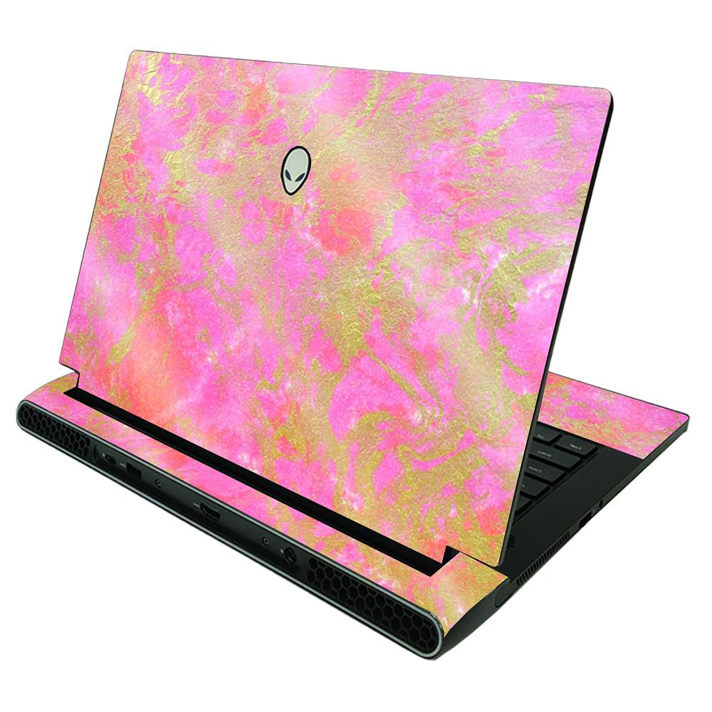 Glossy Glitter Skin Compatible with Alienware M15 R5 & M15 R6 (2021) - Thai Marble | Protective, Durable High-Gloss Glitter Finish | Easy to Apply and Change Styles | Made in The USA