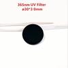 Diameter 30 3.0mm ZWB2 UG1 U-360 365nm UV Pass Filter Ultraviolet Bandpass Glass view 2