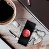 GRAPHICS & MORE Wonder Woman Keep Calm and Call Headphone Earbud Cord Wrap - Charging Cable Manager - Wire Organizer Set of 2 - Black view 3