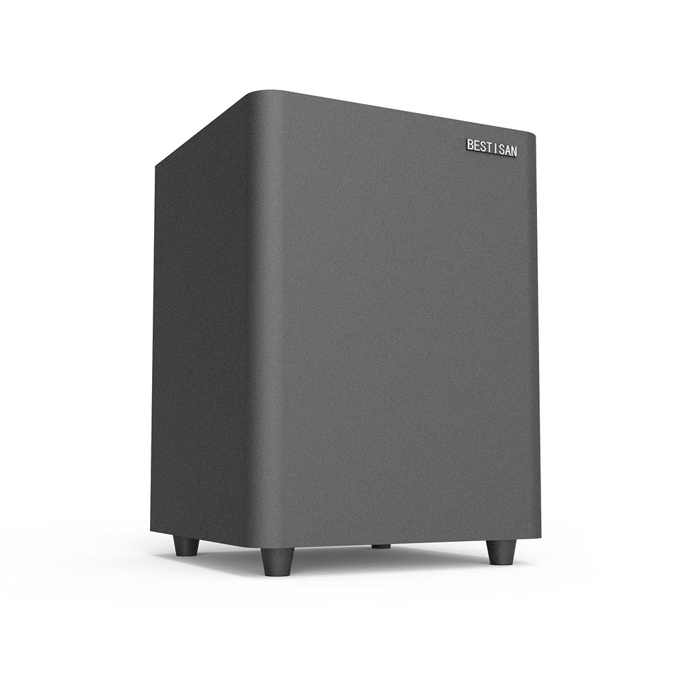BESTISAN 6.5 Subwoofer, Powered Home Audio Sub woofer with Deep Bass in Compact Design, for Studio and Home Theater, Black,SW65C